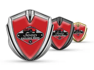 Jeep Kuppel Emblem Abzeichen Renn Look Glänzend